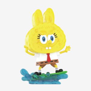Figurine Labubu × SpongeBob Surfing – Collection Exclusive